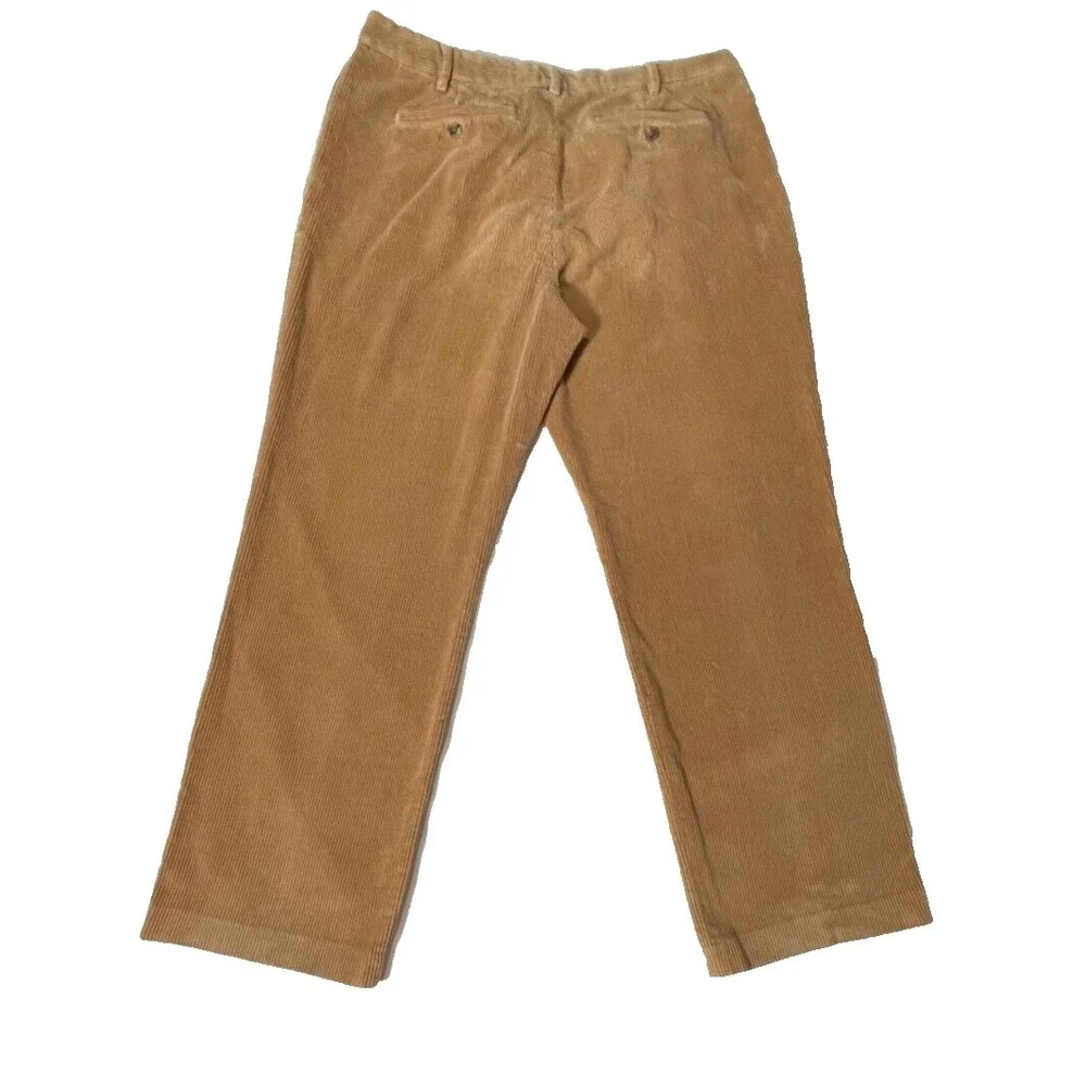 Eddie Bauer Corduroy Pants Mens 40 Tan Wide Leg‎ Workwear Outdoor Gorpcore